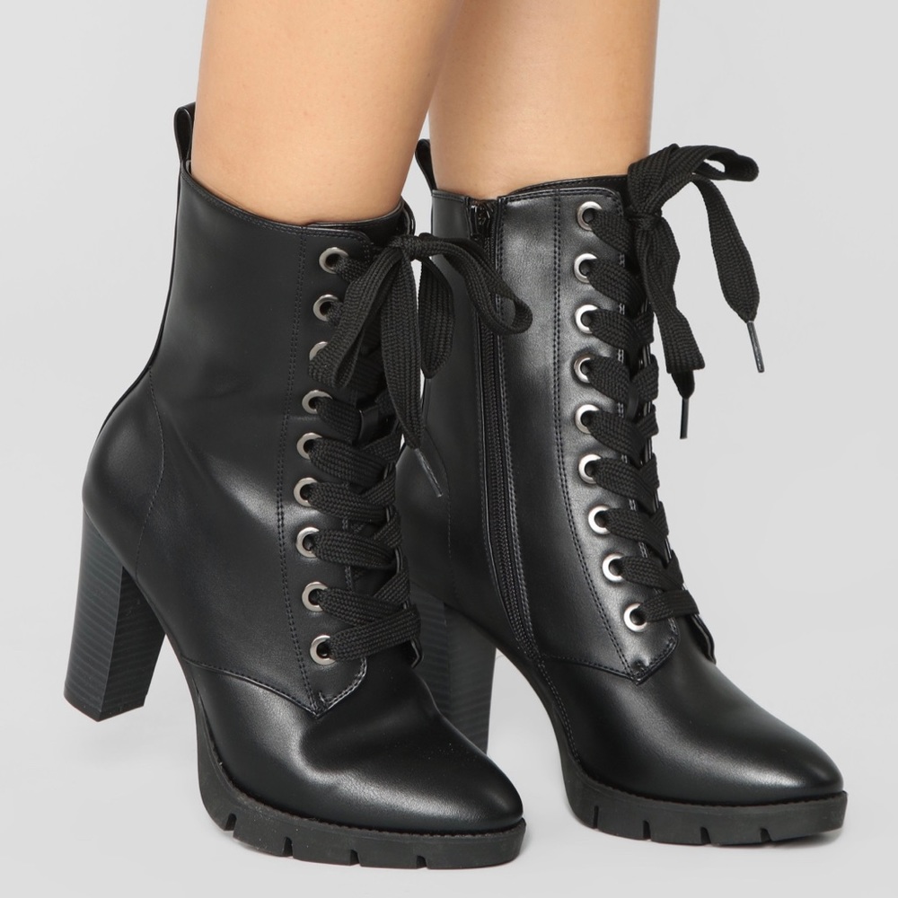 Mixed Feelings Booties - Black